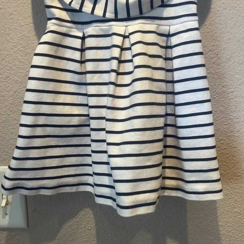 Janie and Jack Girls Striped Sailor Dress Preppy Size 3